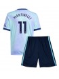 Arsenal Gabriel Martinelli #11 Ausweichtrikot für Kinder 2024-25 Kurzarm (+ Kurze Hosen)